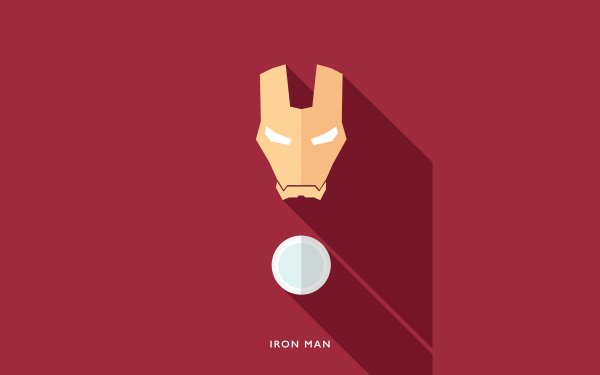 Comics Iron Man Minimalist HD Wallpaper | Background Image