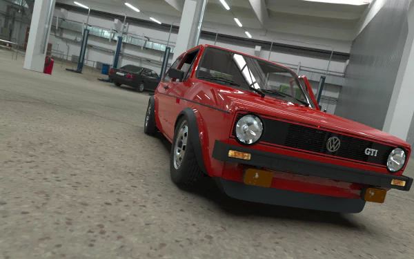 3D vehicle Volkswagen Golf GTI HD Desktop Wallpaper | Background Image