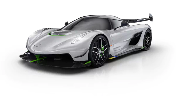 supercar white car car Koenigsegg vehicle Koenigsegg Jesko HD Desktop Wallpaper | Background Image