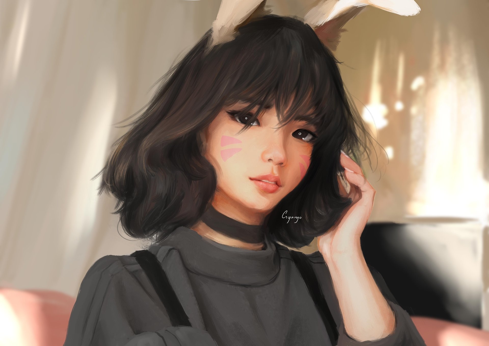 Download D.Va (Overwatch) Video Game Overwatch 4k Ultra HD Wallpaper by gynryo