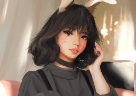 D.Va (Overwatch) video game Overwatch HD Desktop Wallpaper | Background Image