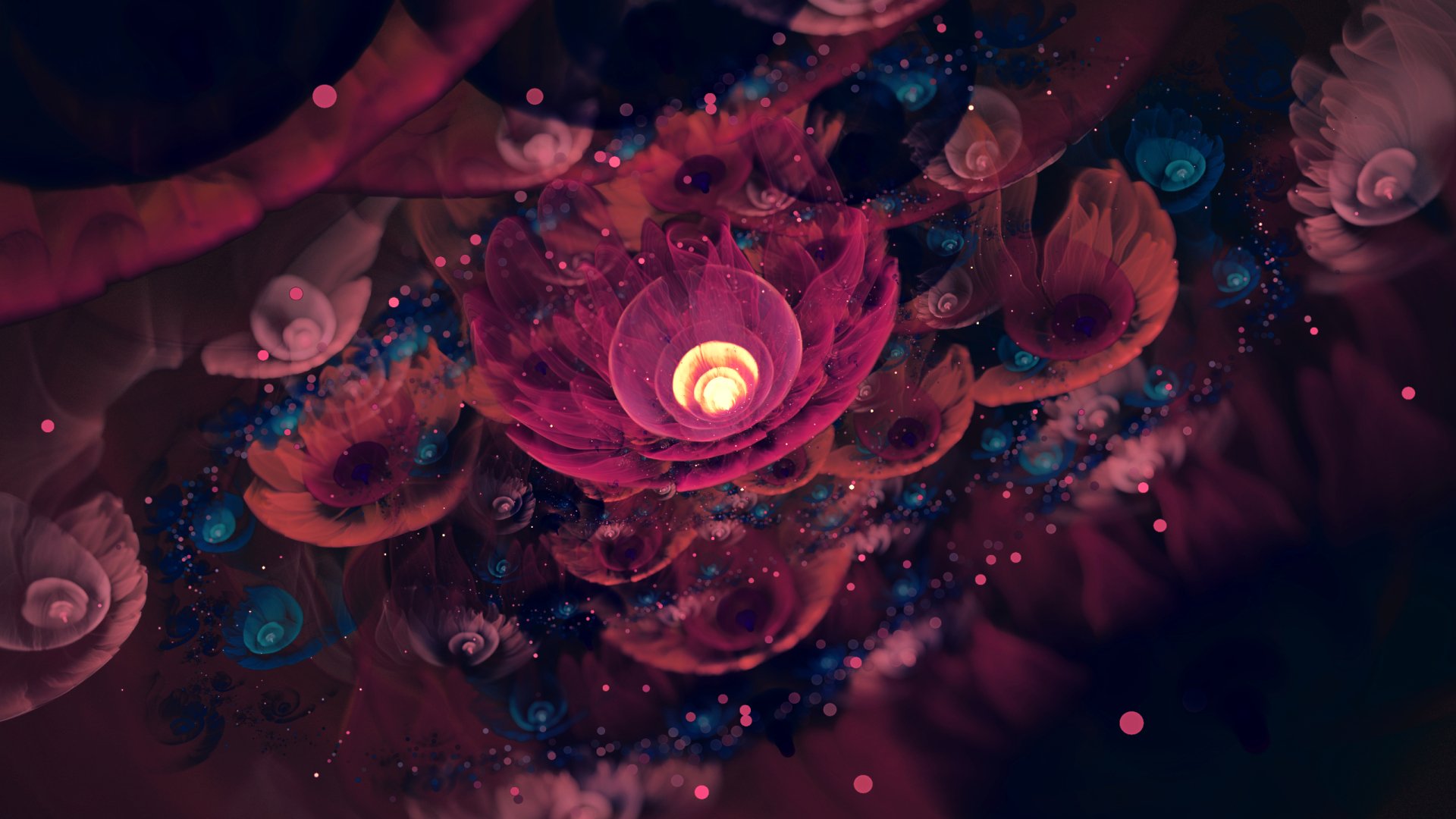 Download Flower Abstract Fractal HD Wallpaper by Esherymack