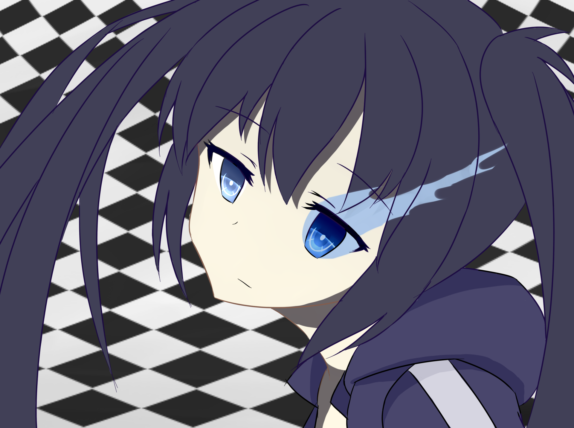 Download Mato Kuroi Anime Black Rock Shooter HD Wallpaper by 段竹