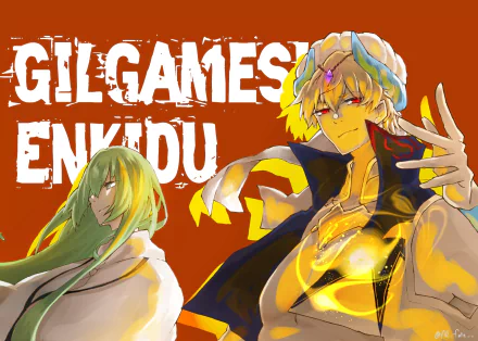 Gilgamesh (Fate Series) Enkidu (Fate/Grand Order) Anime Fate/Grand Order HD Desktop Wallpaper | Background Image