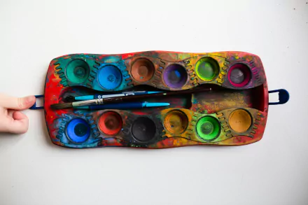 paint colorful man made brush HD Desktop Wallpaper | Background Image