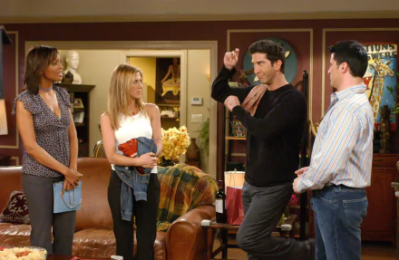 Ross Geller David Schwimmer Joey Tribbiani Matt LeBlanc Rachel Green Jennifer Aniston Friends (TV Show) TV Show HD Desktop Wallpaper | Background Image