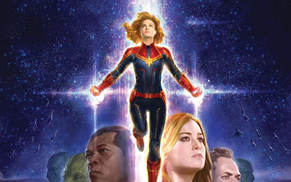 Brie Larson movie Captain Marvel HD Desktop Wallpaper | Background Image