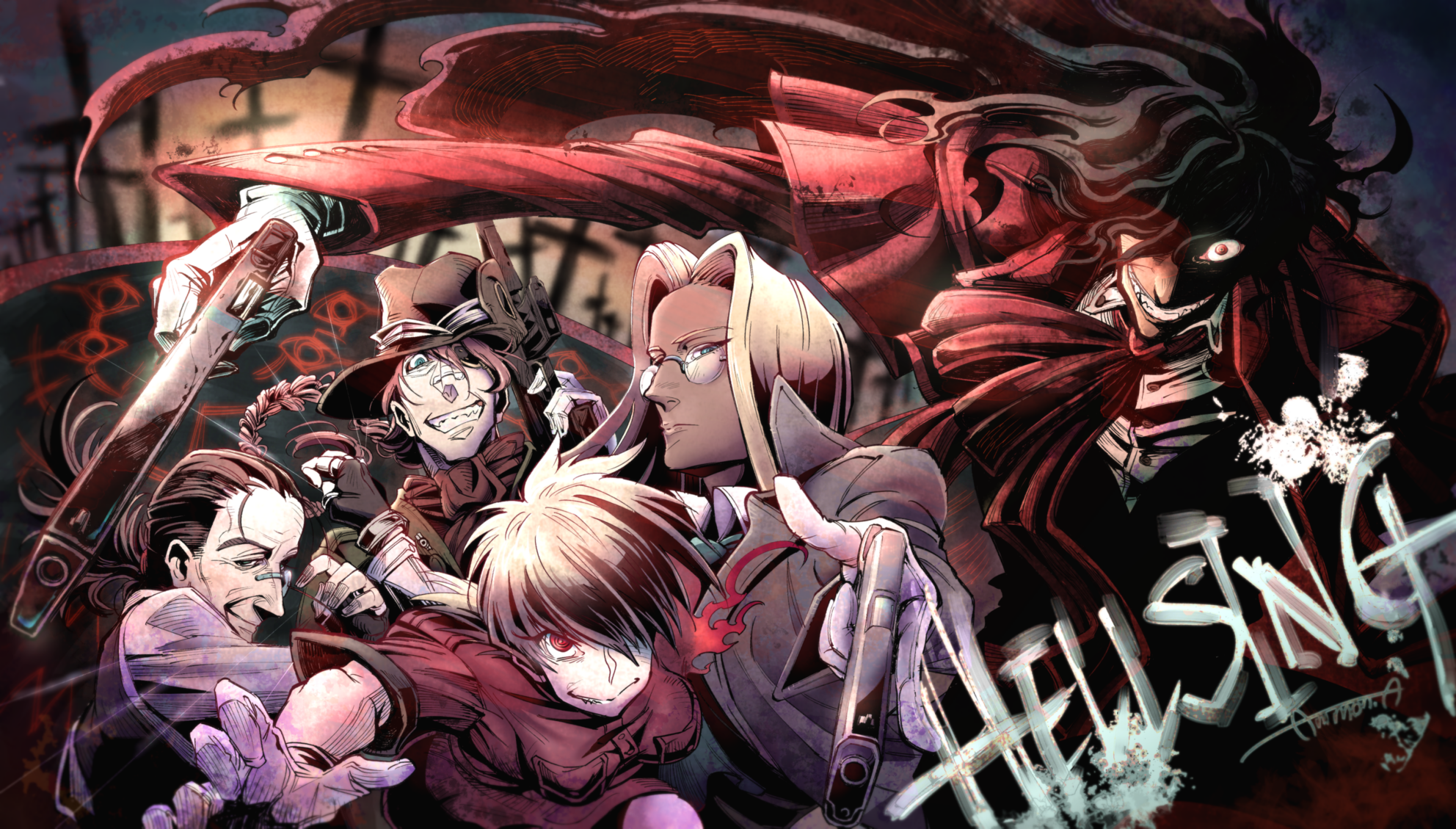 Integra Hellsing, Wallpaper - Zerochan Anime Image Board