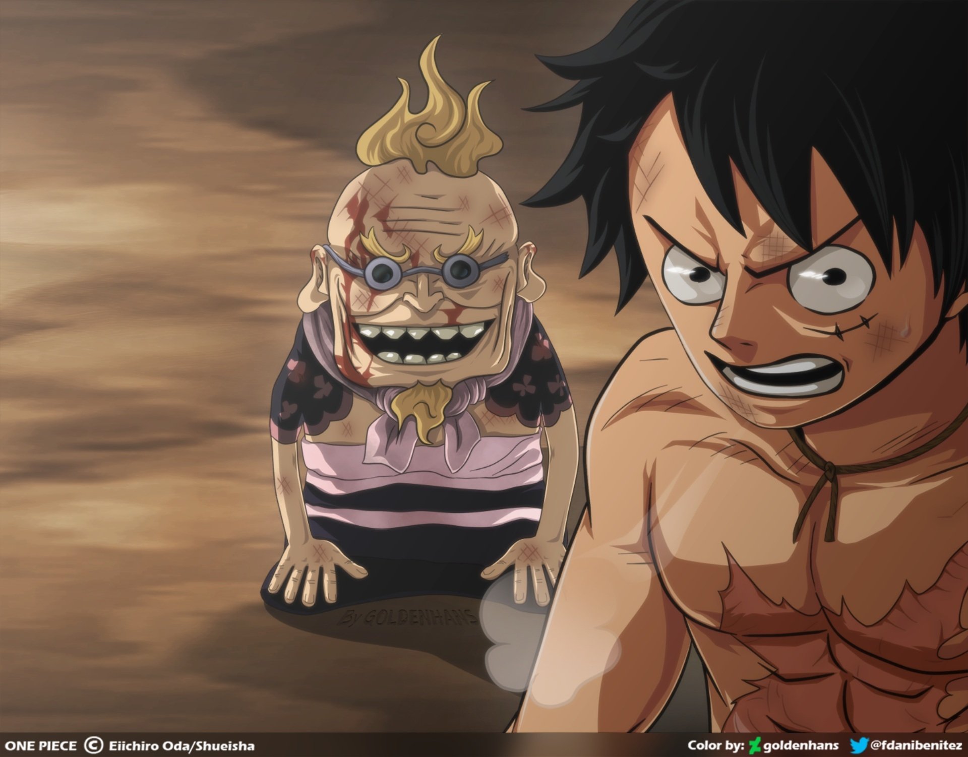 Download Hyogoro (One Piece) Monkey D. Luffy Anime One Piece HD Wallpaper by goldenhans
