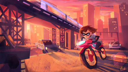 Elastigirl movie Incredibles 2 HD Desktop Wallpaper | Background Image