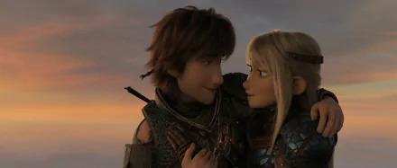 Hiccup (How to Train Your Dragon) Astrid (How to Train Your Dragon) movie How to Train Your Dragon: The Hidden World HD Desktop Wallpaper | Background Image
