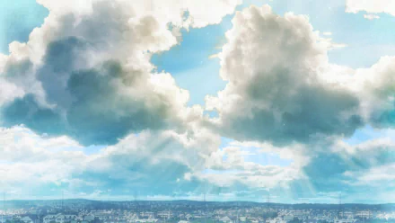 Anime After the Rain HD Desktop Wallpaper | Background Image