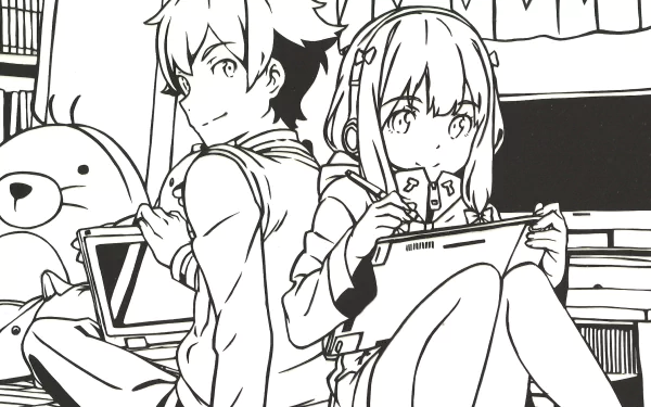 Masamune Izumi Sagiri Izumi Anime EroManga-Sensei HD Desktop Wallpaper | Background Image